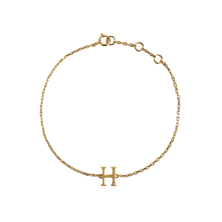 REACH “H” SYMBOL BRACELET GOLD