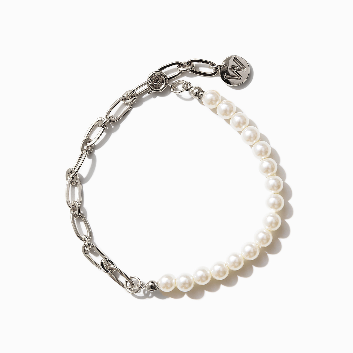 Pearl Chain Bracelet【Silver925 LINE】（Silver） | WIZBLE