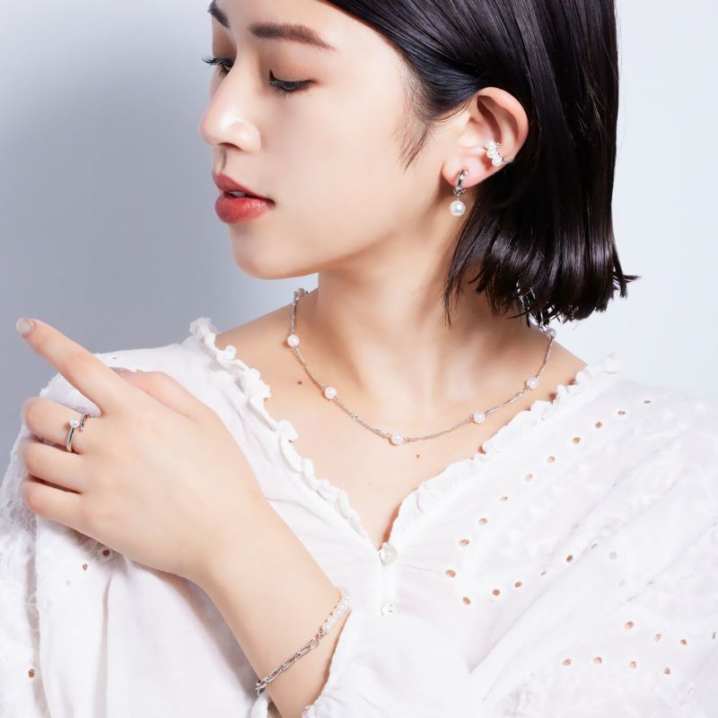 wizble Pearl Line Earcuff Silver925 LINE - ミュージシャン