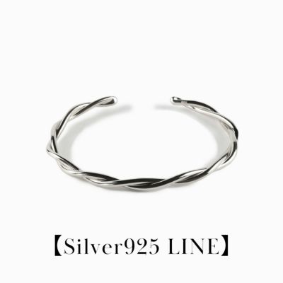 Twist Bangle【Silver925 LINE】（Silver）