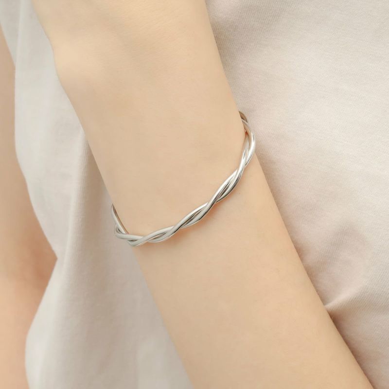 Twist Bangle【Silver925 LINE】（Silver）