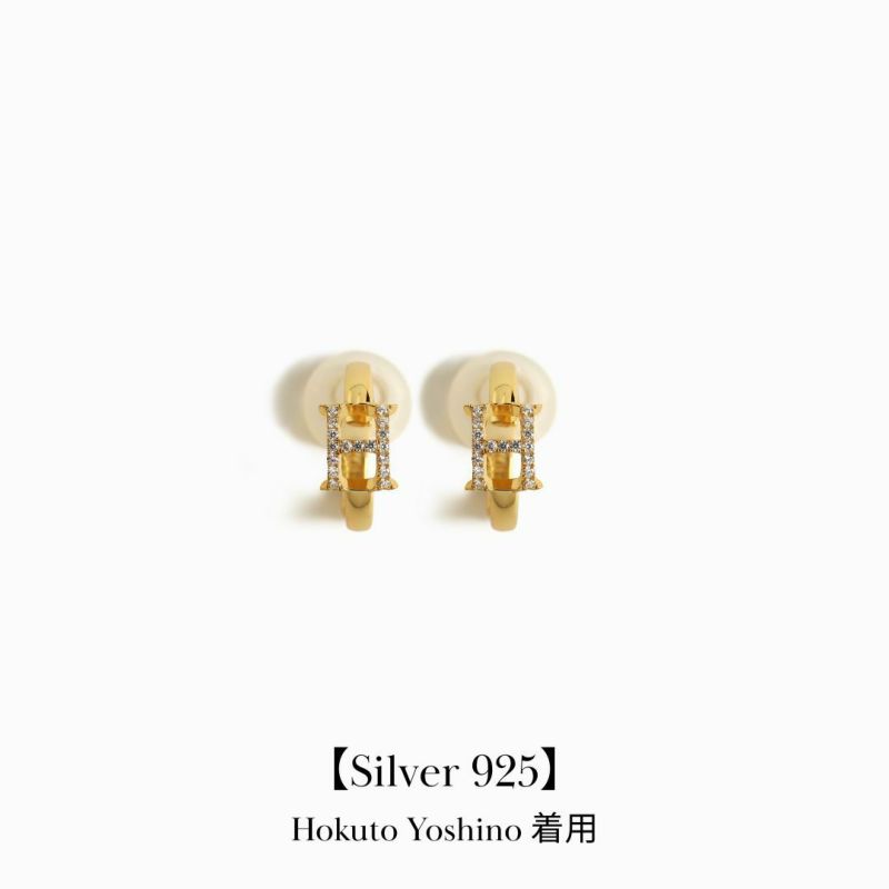 EAR HUG “H” CLIP【Silver925】(GOLD） | WIZBLE
